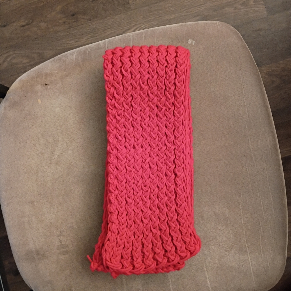 Laredo Vibrant Pink Knit Scarf